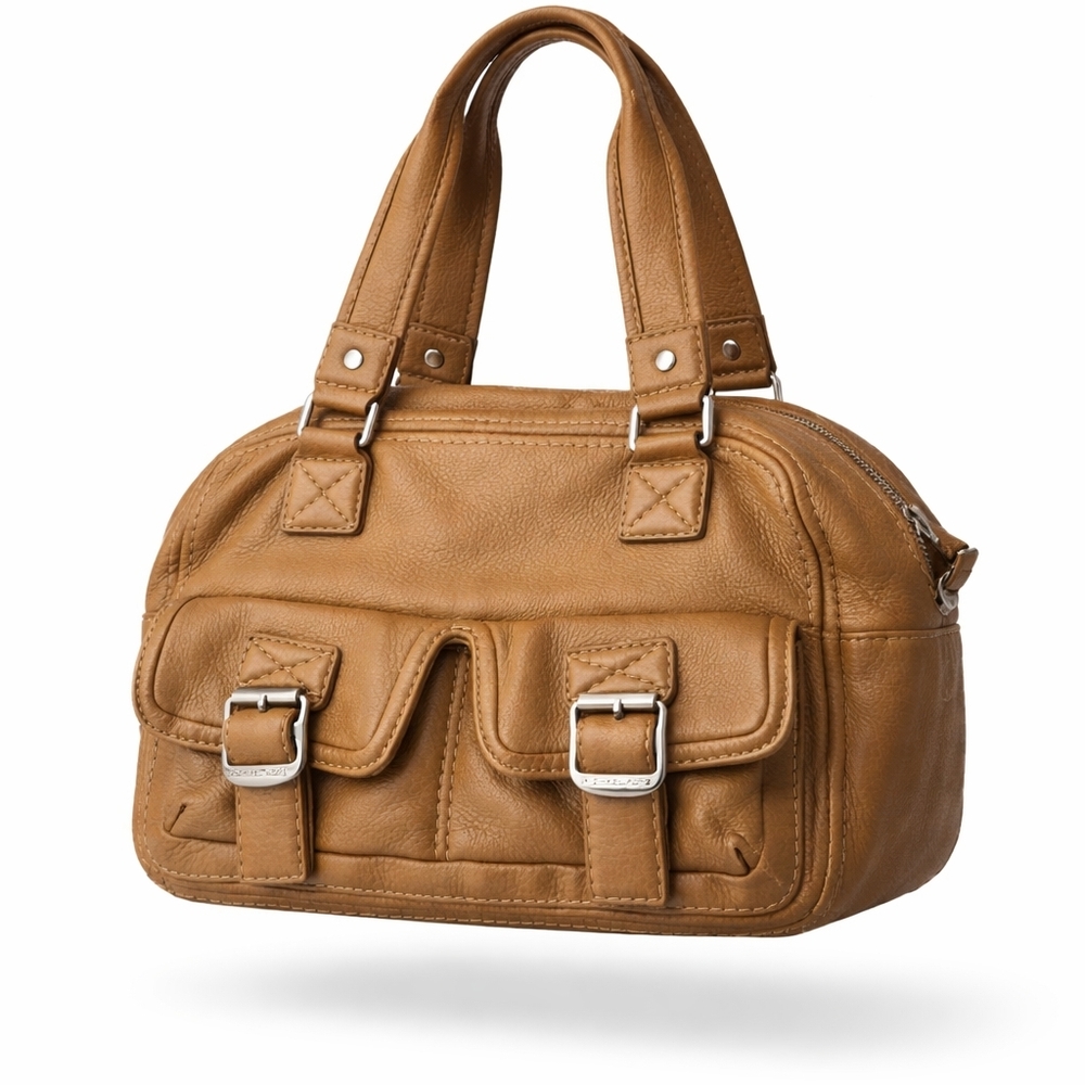 Michael Kors | Ranger Satchel | Tan Pebbled Leather Shoulder Bag | Y2K Style